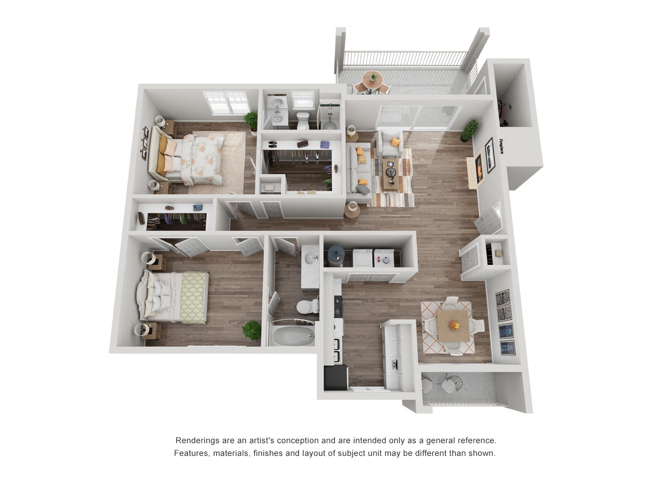 Floor plan layout diagram for The Berkley